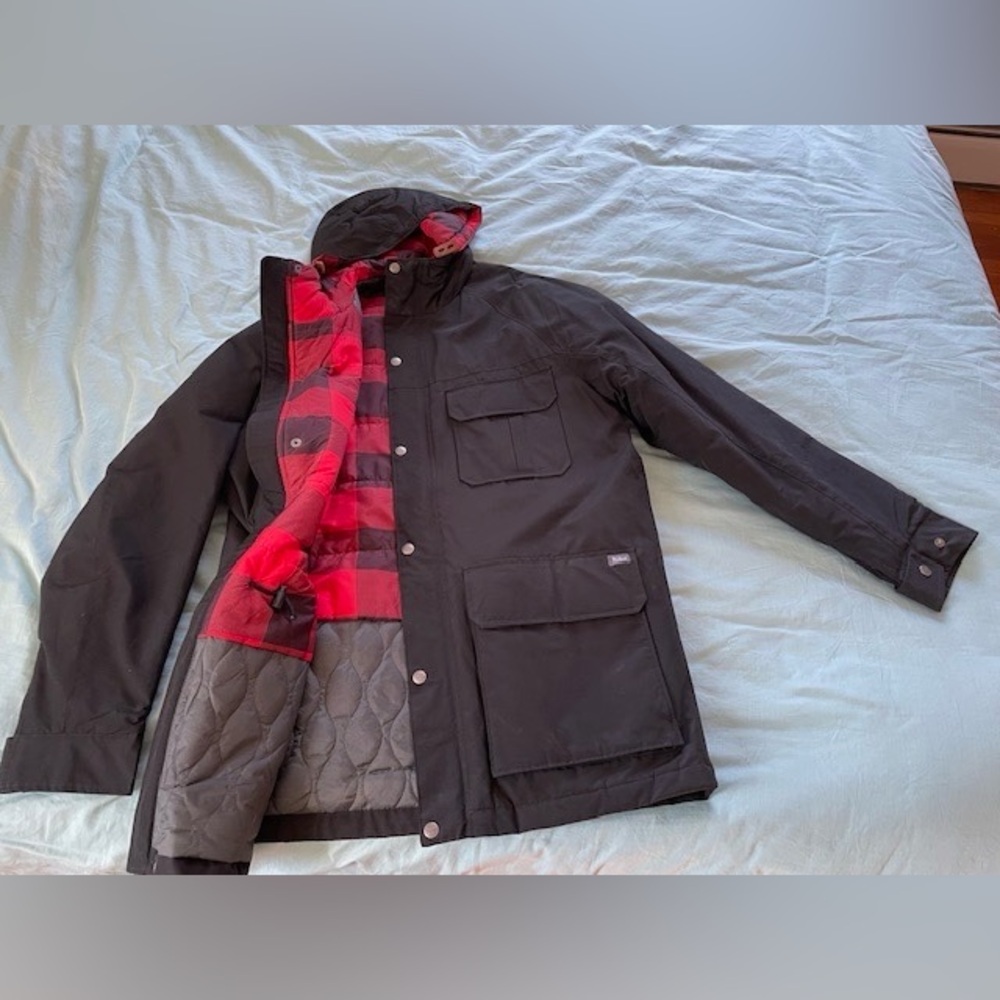 Black Jacket with Red Lining